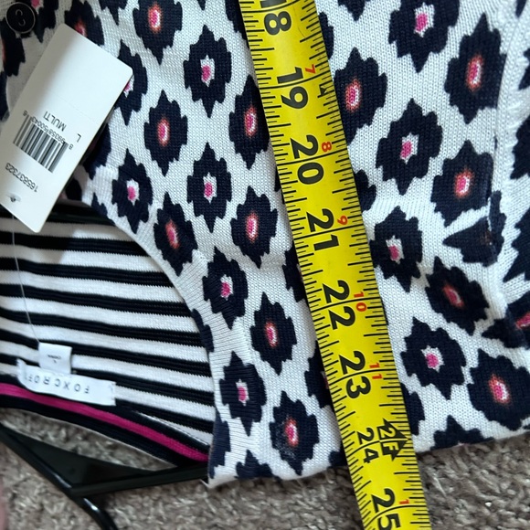 FoxCroft Purple and Pink Cardigan —NWT - Picture 5 of 5